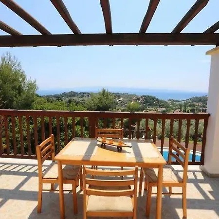 빌라 Luxury Skiathos Villa Nefeli With A Private Pool